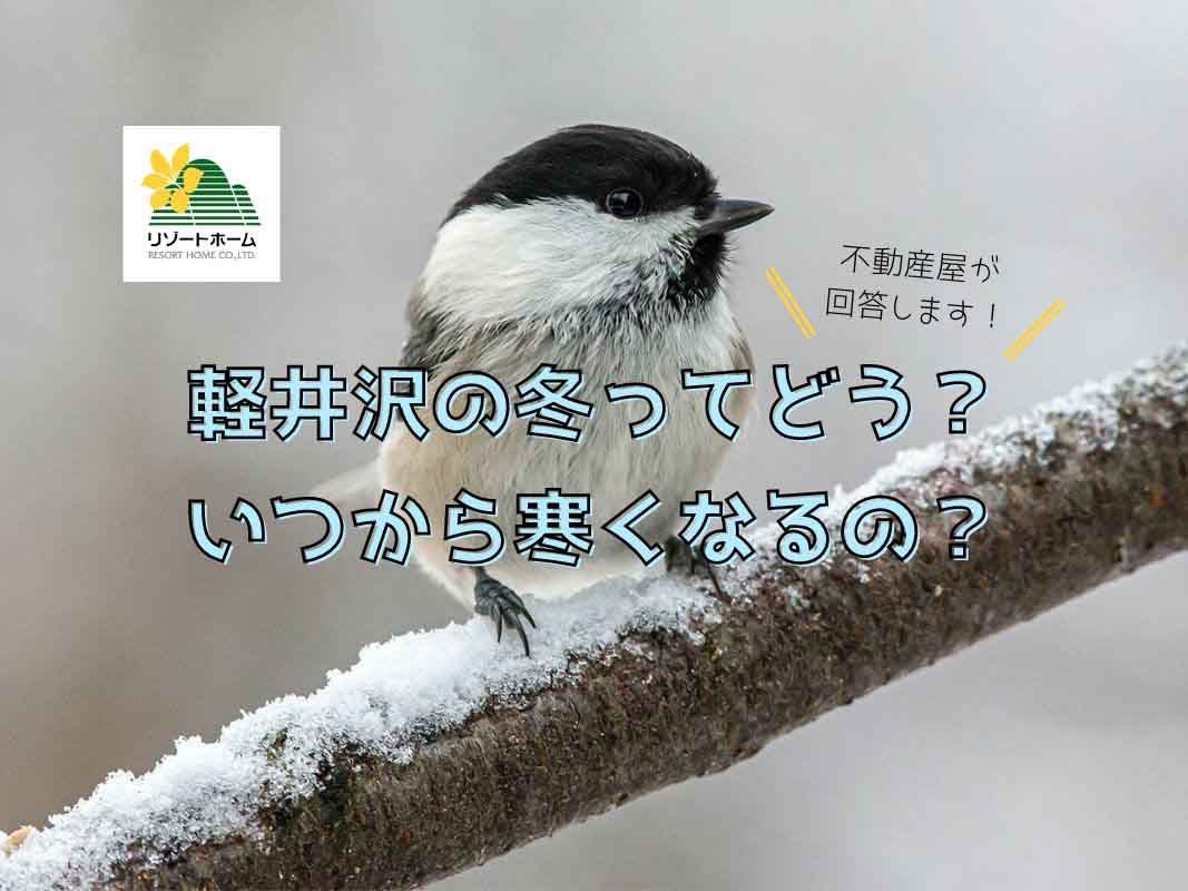 軽井沢の冬ってどう？いつから寒くなるの？